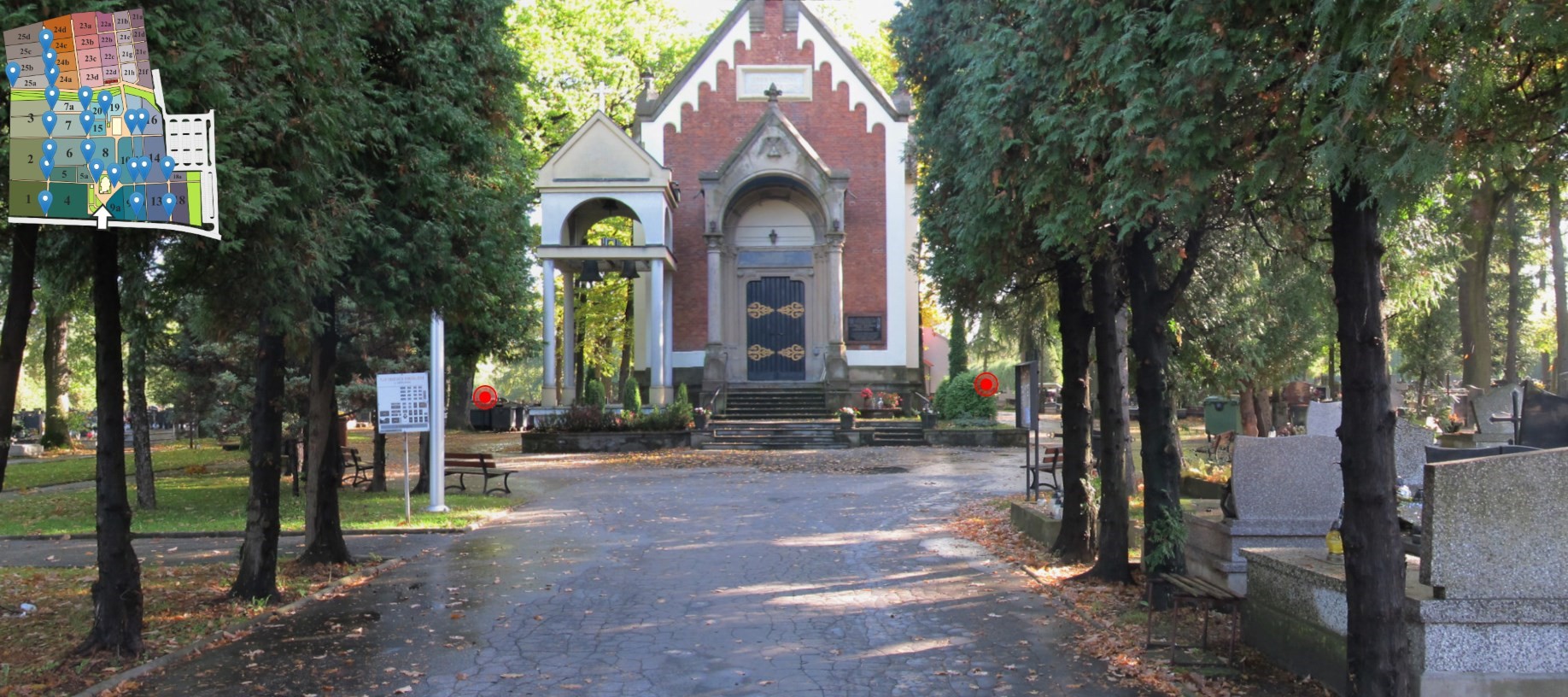 Obraz przedstawiający Cmentarz Andrychów