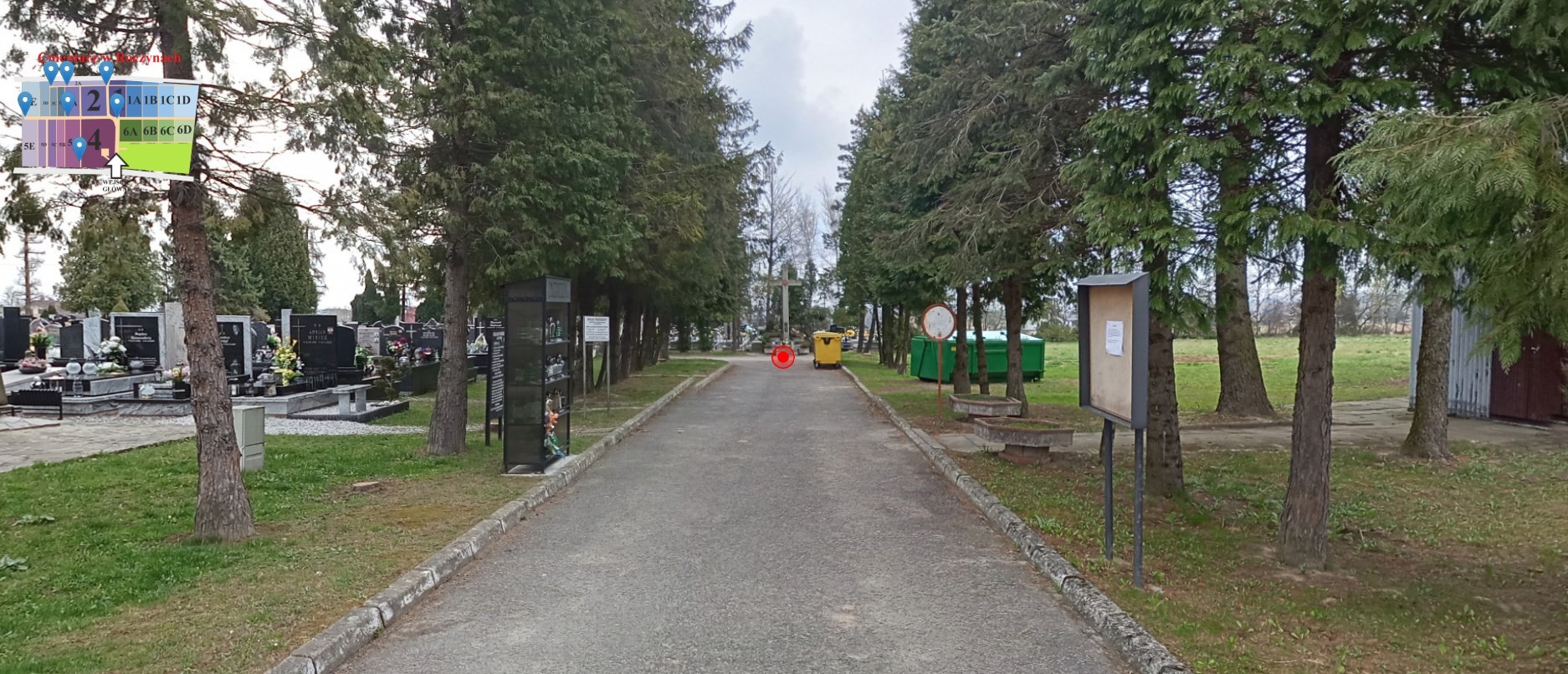 Obraz przedstawiający Cmentarz Roczyny