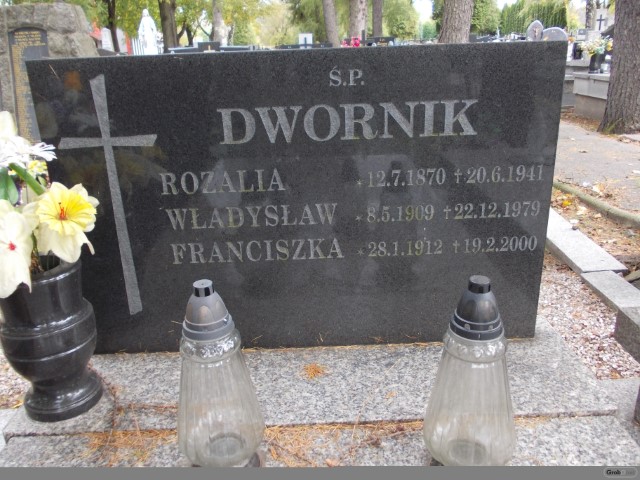 Rozalia DWORNIK 1870 Andrychów - Grobonet - Wyszukiwarka osób pochowanych