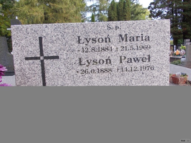 Pawel ŁYSOŃ 1888 Andrychów - Grobonet - Wyszukiwarka osób pochowanych