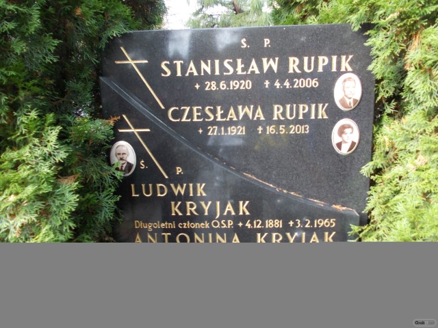 Stanisław RUPIK 1920 Andrychów - Grobonet - Wyszukiwarka osób pochowanych