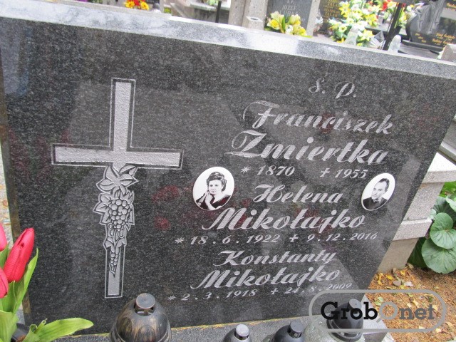 Franciszek ZMIERTKA 1869 Andrychów - Grobonet - Wyszukiwarka osób pochowanych