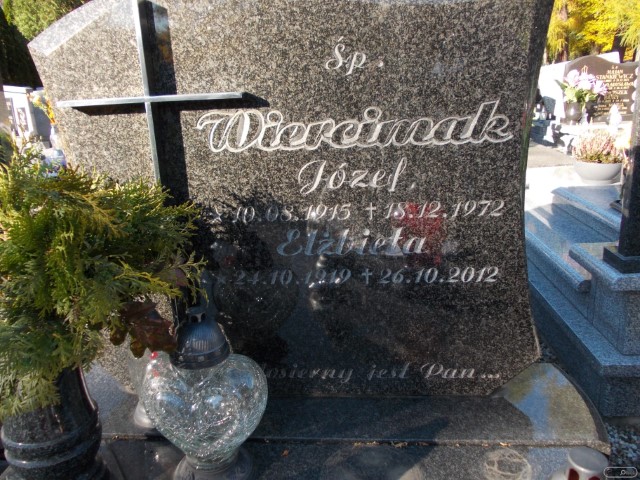 Józef WIERCIMAK 1915 Andrychów - Grobonet - Wyszukiwarka osób pochowanych