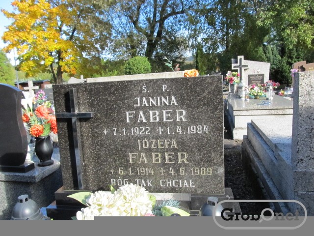 Janina FABER 1922 Andrychów - Grobonet - Wyszukiwarka osób pochowanych
