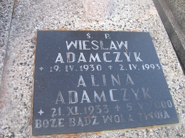 Alina ADAMCZYK 1933 Andrychów - Grobonet - Wyszukiwarka osób pochowanych