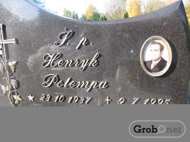 Henryk POTEMPA 1937 Andrychów - Grobonet - Wyszukiwarka osób pochowanych