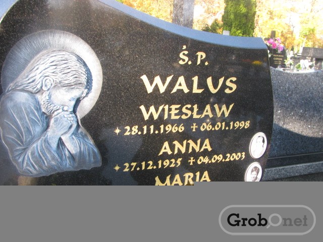 Maria WALUS 1955 Andrychów - Grobonet - Wyszukiwarka osób pochowanych