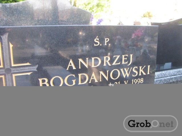 Andrzej BOGDANOWSKI 1956 Andrychów - Grobonet - Wyszukiwarka osób pochowanych