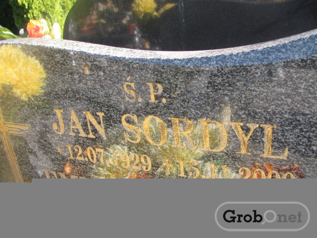 Seweryn SORDYL 1951 Andrychów - Grobonet - Wyszukiwarka osób pochowanych