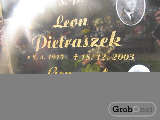 Leon PIETRASZEK 1917 Andrychów - Grobonet - Wyszukiwarka osób pochowanych