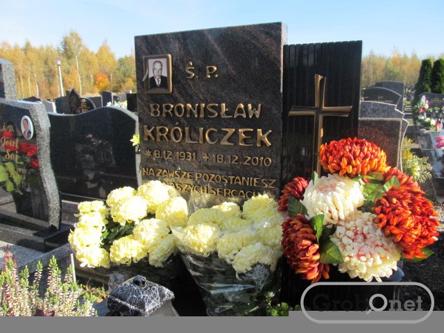 Bronisław KRÓLICZEK 1931 Andrychów - Grobonet - Wyszukiwarka osób pochowanych