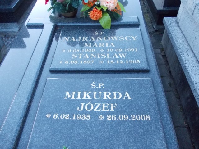 Stanisław NAJRANOWSKI 1897 Andrychów - Grobonet - Wyszukiwarka osób pochowanych