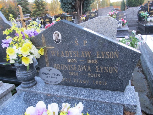 Bronisława ŁYSOŃ 1924 Andrychów - Grobonet - Wyszukiwarka osób pochowanych