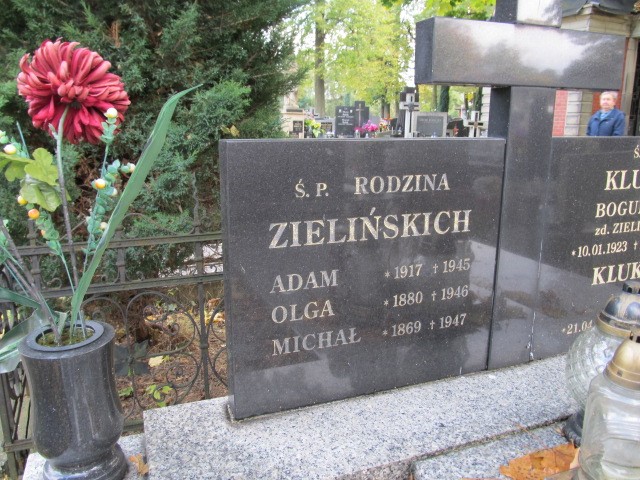 Olga ZIELIŃSKA 1879 Andrychów - Grobonet - Wyszukiwarka osób pochowanych