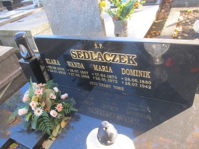 Dominik SEDLACZEK 1880 Andrychów - Grobonet - Wyszukiwarka osób pochowanych