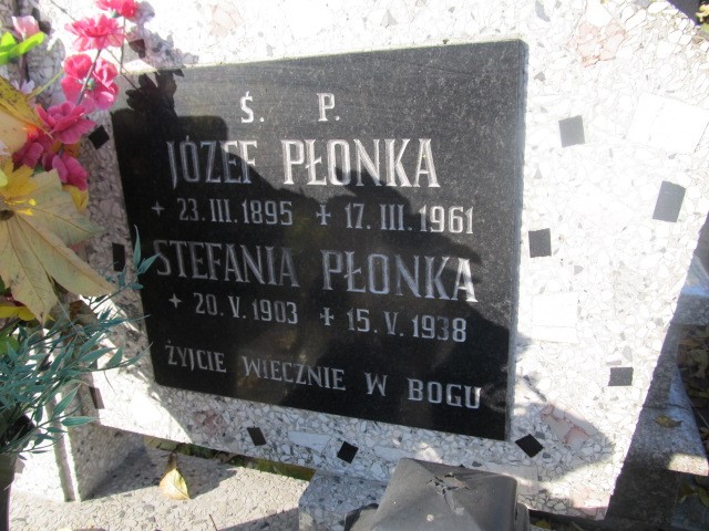 Stefania PŁONKA 1903 Andrychów - Grobonet - Wyszukiwarka osób pochowanych