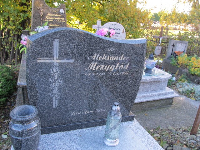 Aleksander MRZYGŁÓD 1941 Andrychów - Grobonet - Wyszukiwarka osób pochowanych