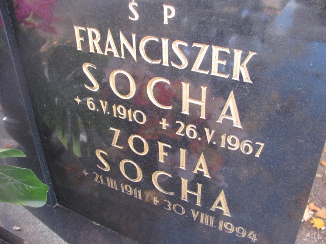 Franciszek SOCHA 1910 Andrychów - Grobonet - Wyszukiwarka osób pochowanych