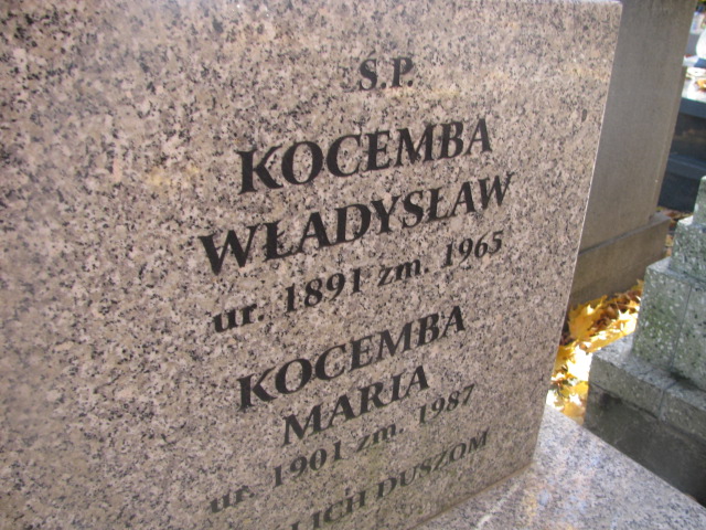 Antoni KOCEMBA 1945 Andrychów - Grobonet - Wyszukiwarka osób pochowanych