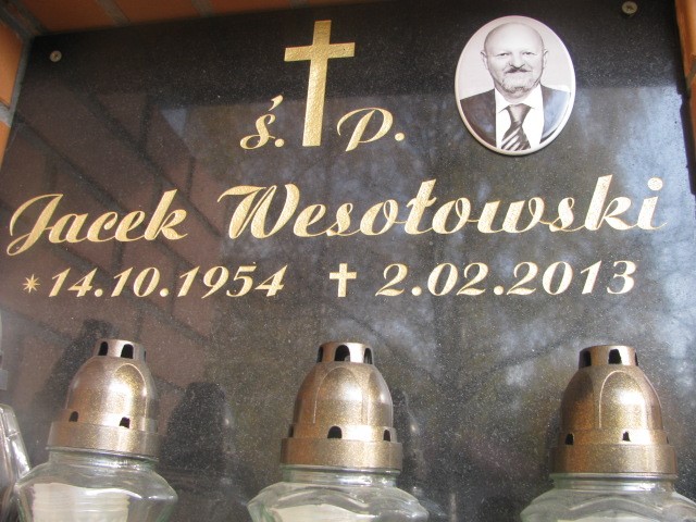 Jacek WESOŁOWSKI 1954 Andrychów - Grobonet - Wyszukiwarka osób pochowanych