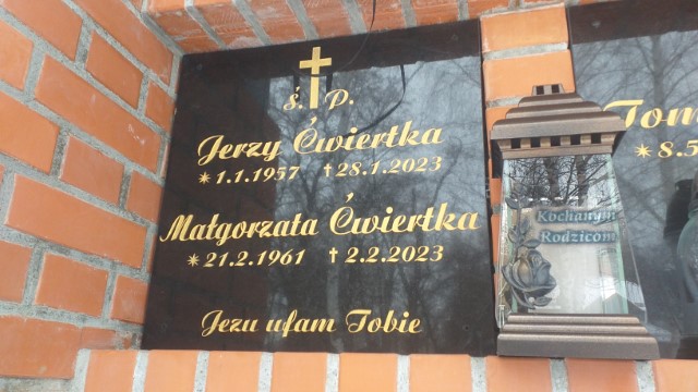 Małgorzata ĆWIERTKA 1961 Andrychów - Grobonet - Wyszukiwarka osób pochowanych