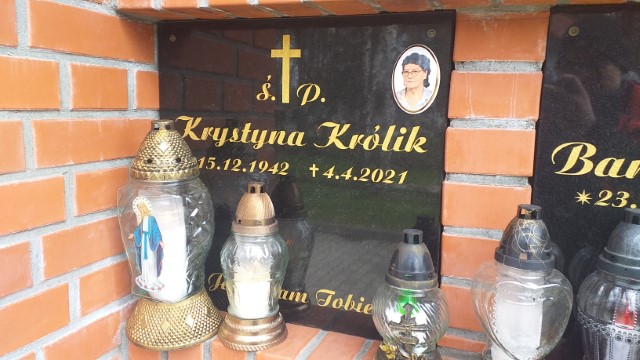 Krystyna KRÓLIK 1942 Andrychów - Grobonet - Wyszukiwarka osób pochowanych